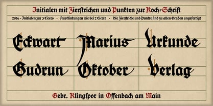 Deutsche Schrift Fuente Póster 6