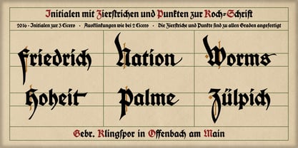 Deutsche Schrift Police Affiche 7