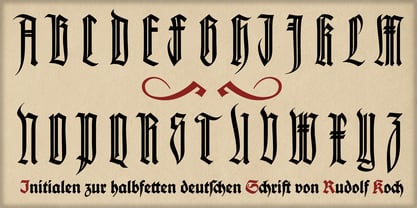 Deutsche Schrift Fuente Póster 8