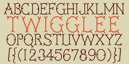 Twigglee Font Poster 2
