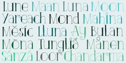 Clair De Lune Font Poster 3