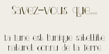 Clair De Lune Font Poster 2