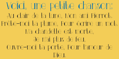 Clair De Lune Font Poster 1