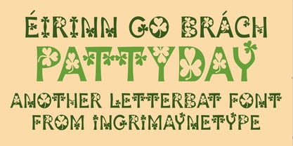 Patty Day Font Poster 1