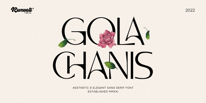 Gola Chanis Font Poster 1