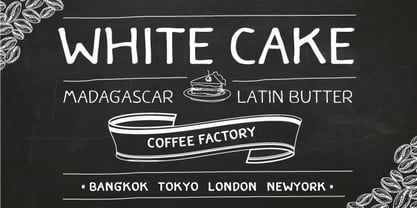 Caffeine Font Poster 4
