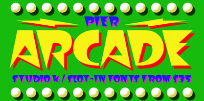 Pier Arcade Font Poster 1