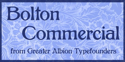 Bolton Commercial Font Poster 6
