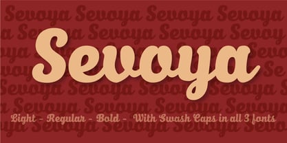 Sevoya Font Poster 1