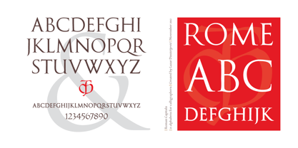 Cal Roman Capitals Font Poster 3