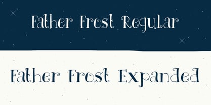 Father Frost Font Poster 2