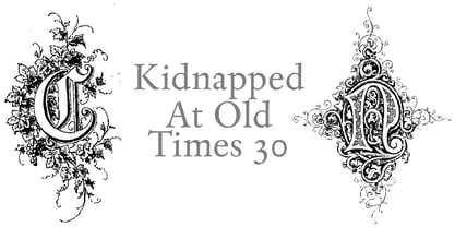 Kidnapped At Old Times Fuente Póster 2