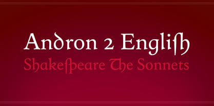 Andron 2 Font Poster 1
