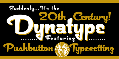 Dynatype Font Poster 3