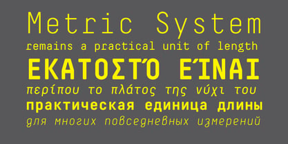 Decima Mono Pro Font Poster 4