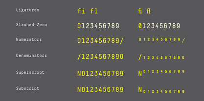 Decima Mono Pro Font Poster 5