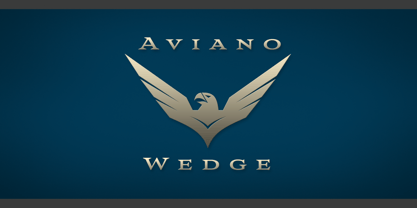 Aviano Wedge Fuente Póster 6