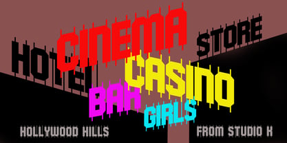 Hollywood Hills Font Poster 2