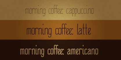 Morning Coffee Font Poster 7