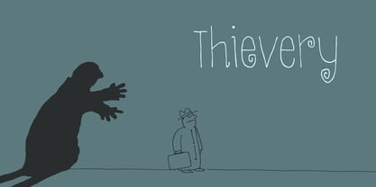 Thievery Font Poster 1