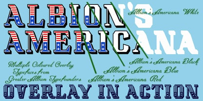 Albion's Americana Font Poster 1