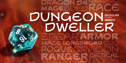 Dungeon Dweller BB Font Poster 1