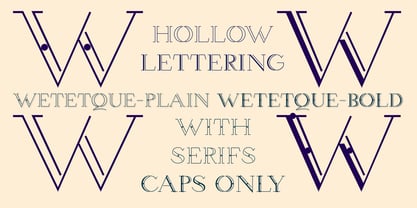 Wetetque Font Poster 3