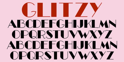 Glitzy Font Poster 4