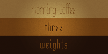 Morning Coffee Font Poster 1