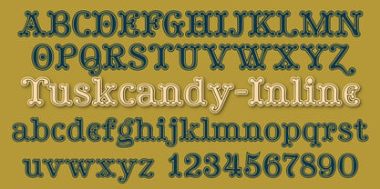 Tuskcandy Font Poster 4