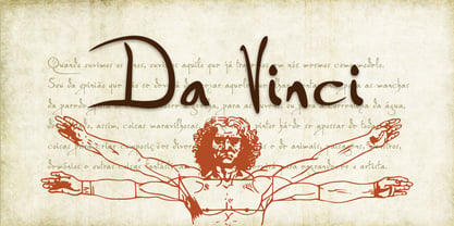 P22 Da Vinci Font Poster 1