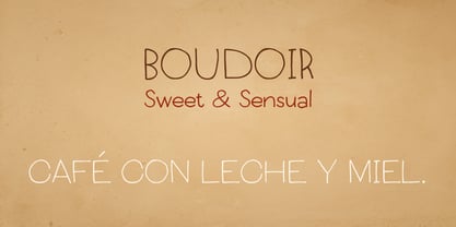 Boudoir Fuente Póster 1