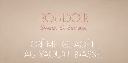 Boudoir Font Poster 2