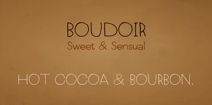 Boudoir Font Poster 3