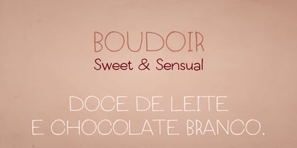 Boudoir Font Poster 4