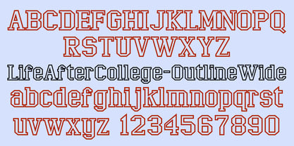 LifeAfterCollege Font Poster 6