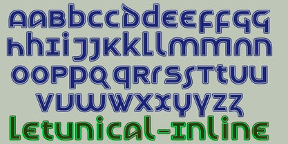 Letunical Font Poster 3