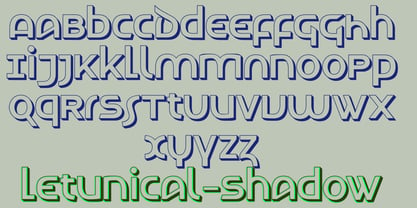 Letunical Font Poster 4