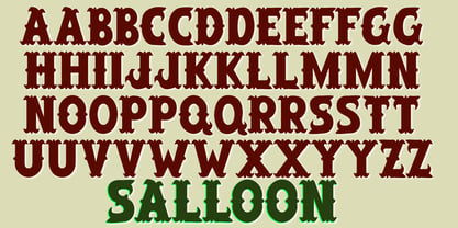 Salloon Font Poster 3