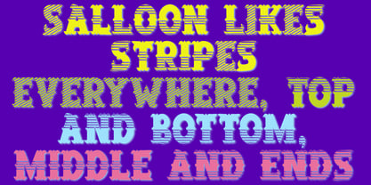 Salloon Font Poster 5