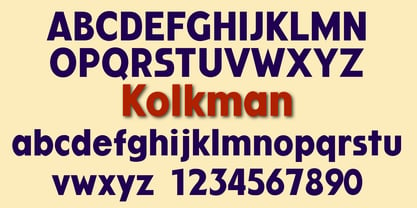 Kolkman Font Poster 3