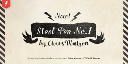 VTG Watson Steel Pen Fuente Póster 1