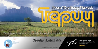 Tepuy Font Poster 1