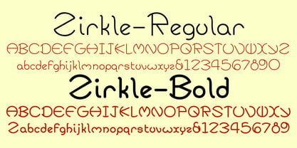 Zirkle Font Poster 4