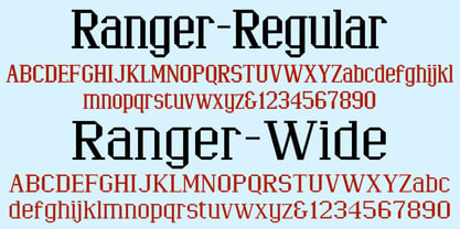 Ranger Font Poster 7