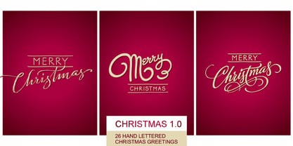 FM Christmas 1.0 Font Poster 3