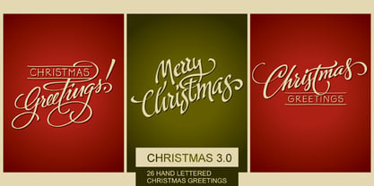 FM Christmas 3.0 Font Poster 3