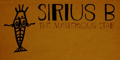 Sirius B Font Poster 1