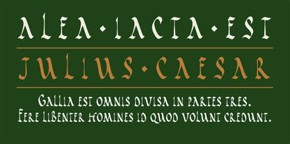 Cal Rustic Capitals Font Poster 2