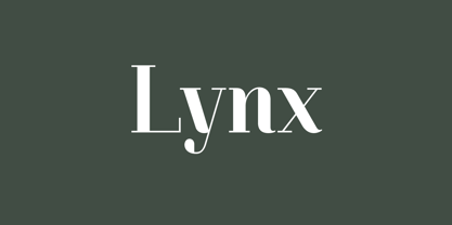Lynx Fuente Póster 1